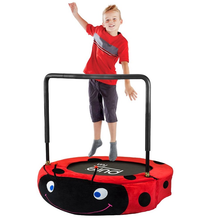 pure fun ladybug jumper kids trampoline