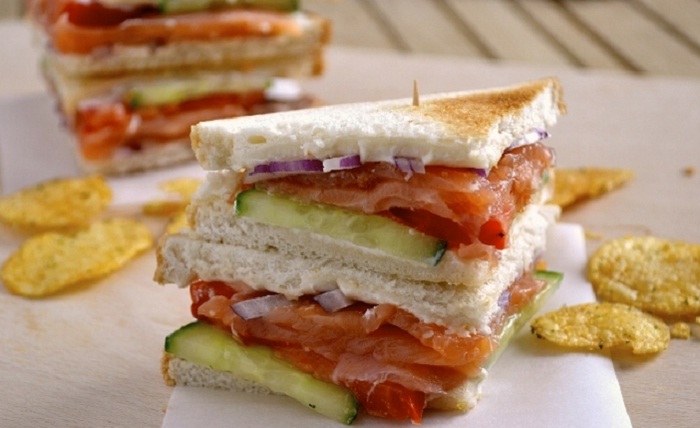 home made sandwich